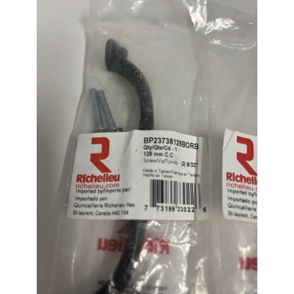 Richelieu Cabinet Pulls Brushed Oil Rubbed Bronze Lot of 5 - Picture 4 of 6